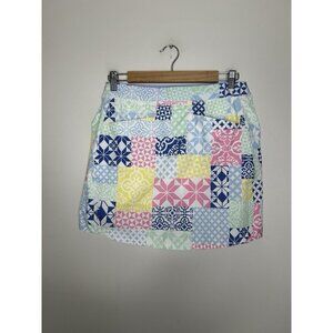 RLX Ralph Lauren Womens Skort Floral Patchwork Golf Tennis Activewear Size Small